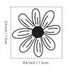Daisy Flower Rubber Stamp, 3/5 Inch Small Mini Stamp for