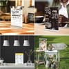 5Pack Acrylic Sign Holder,5.9 x8.2Inch Clear Display Sign Stand,Vertical Double-Sided
