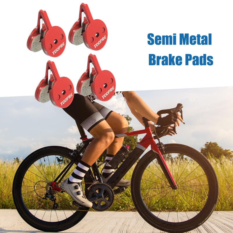 A ABSOPRO Resin Bicycle Cycle Disc Bike Brake Pads with