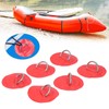 6pcs Inflatable Boat Kayak DRing Pad Patch Marine Fixed Buckle