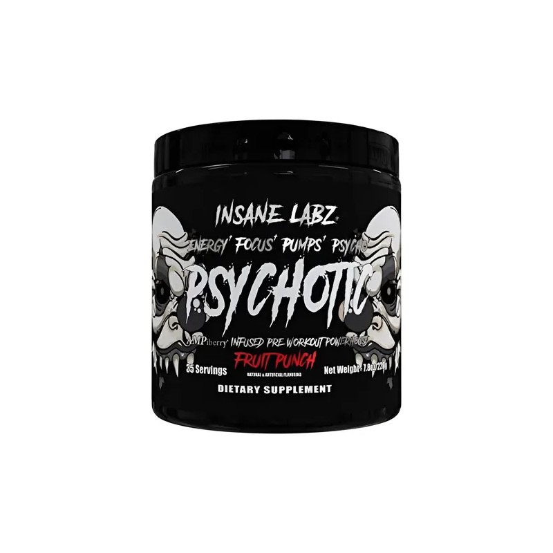 Pre Entreno Psychotic Black Insane Labz Oxido Nitrico L