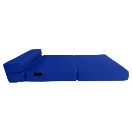 Danfuton Lounger Folding Foam Mattress, Convertible Sleeper Sofa Bed 6x 39 x 80 Royal
