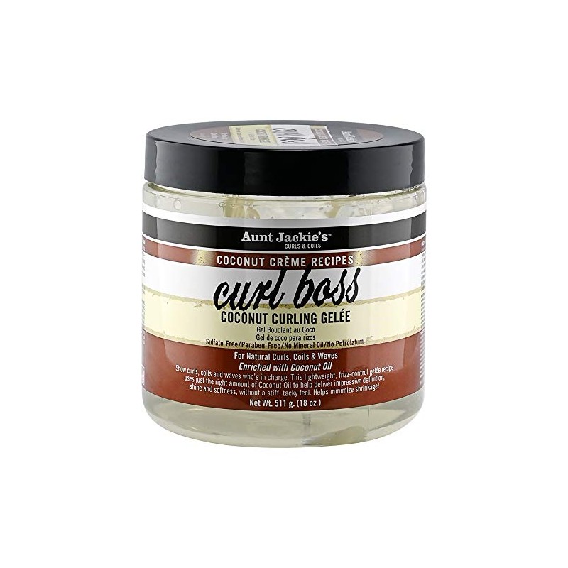 Aunt Jackie's Coconut Crème Recipes Curl Boss Coconut Curling Hair