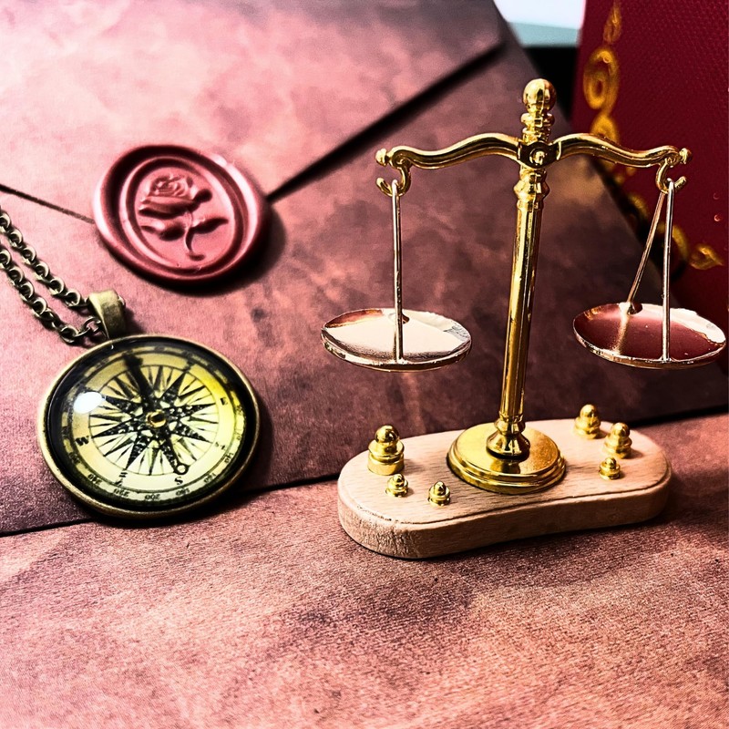 Antique Imitation Antique Interior (Balance & Compass)