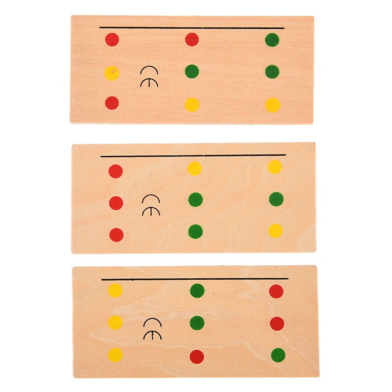 Wooden Slide Puzzle Children Funny Color Sorting Matching Logic Game