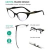 Eyekepper Cateyes Damen Lesebrille (Schwarz-Transparent, 1.75)