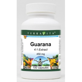 Guarana 4:1-450 mg (100 Capsules, ZIN: 521744) - 3 Pack