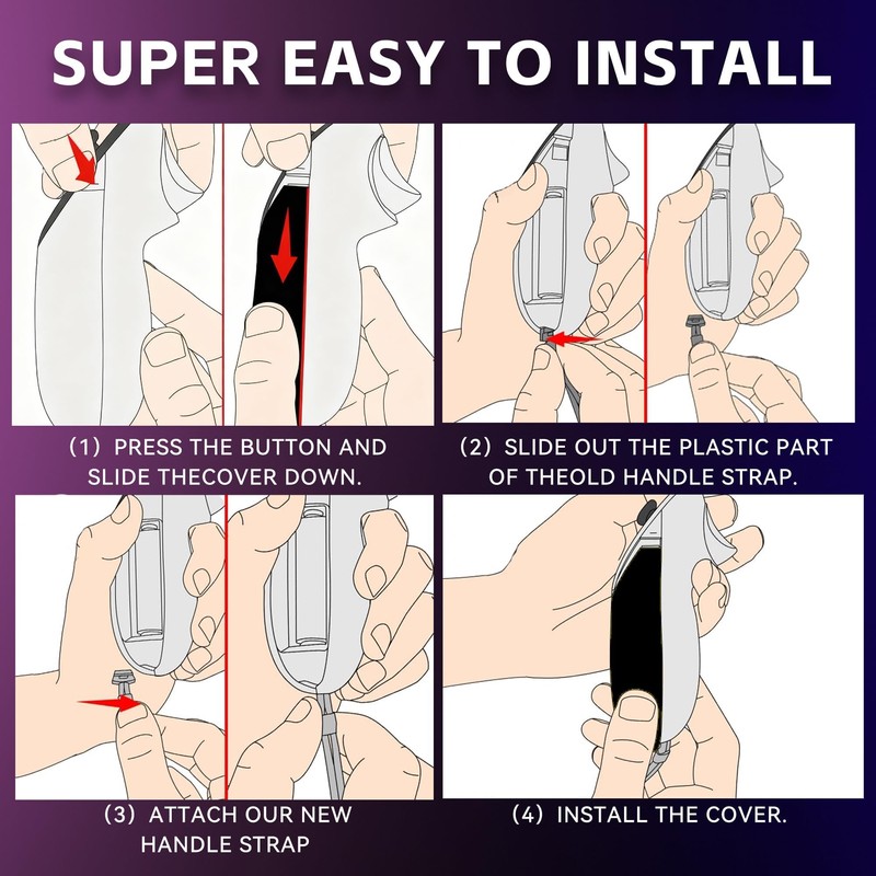 Lukvcoe 1 Pair 交換用 コントローラー ストラップ for Meta Quest3/Quest 3
