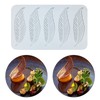 Hollow Candy Mold, Chocolate Candy 3D Hollow Silicone Mold (Feather