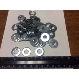 McMaster-Carr Qty (100) 1/4" USS Standard Zinc Plated Flat Washers, .312" ID, .750" OD