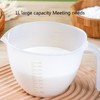 RYUJNDK Eggs Beating Bowl Mixing Cup with Handle Clear Measuring