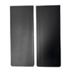 Universal Single Rear Wheel Flatbed Mud Flaps Non-Weighted Version 12"