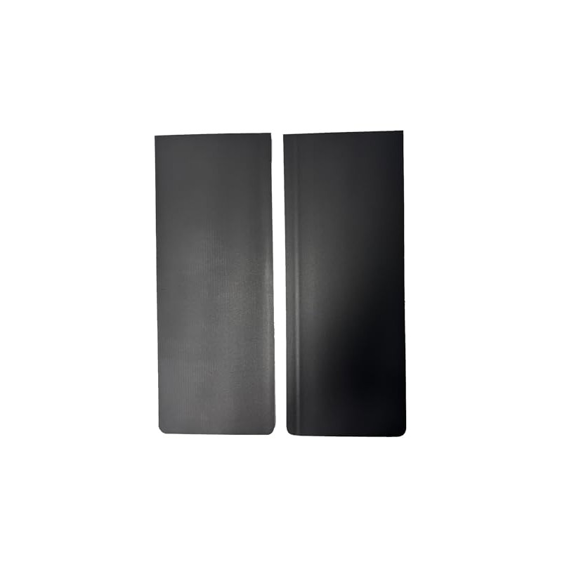 Universal Single Rear Wheel Flatbed Mud Flaps Non-Weighted Version 12"