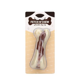 Indestructible Dog Chew Toys for Aggressive Chewers, Tikaton Real Beef Flavor Durable Dog Teething Chew Toys Bones for Large / Medium / Small Puppies