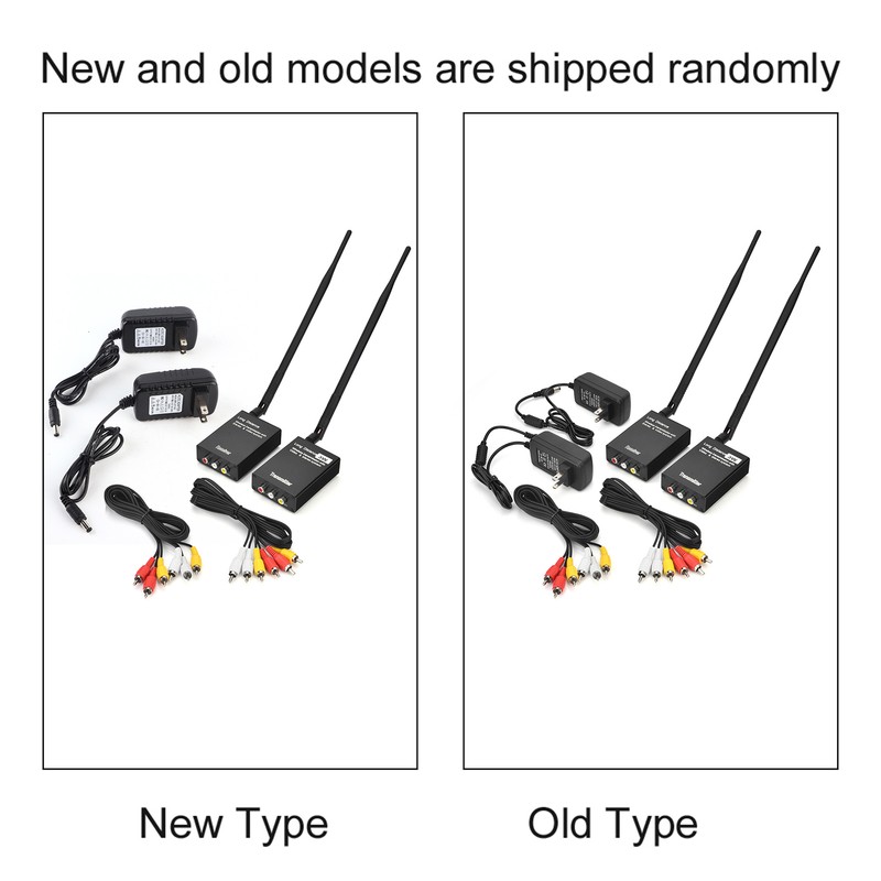 3W 2.4G Wireless AV Sender Audio Video Transmitter And Receiver