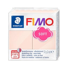 Fimo Soft Polymer Clay 2oz-Light Flesh