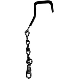 Ohio Garment Bag Hanging Door Hook (Black)
