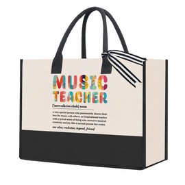 AASRR Music Teacher Gifts Music Teacher Appreciation Gifts Music Teacher Thank You Gifts Piano Teacher Gifts Music Teacher Christmas Gifts Birthday Gifts Retirement Gifts Tote Bag