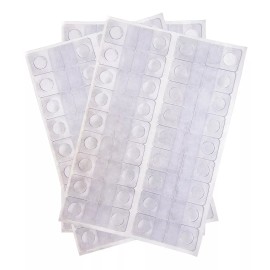 Exhivit Perchas Adhesivas , Colas De Pato, Paquete De 1,000 Pzs Color Transparente