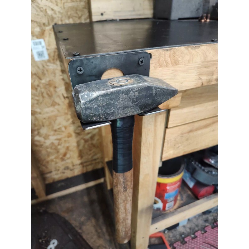 TBT Single Hammer Storage Rack Holder Organizer Work Bench Wall