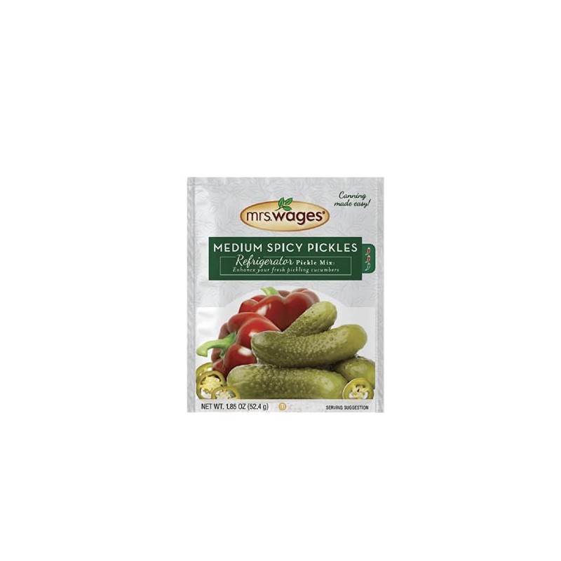 Mrs. Wages Medium Spicy Pickles Refrigerator Pickle Mix | Quick