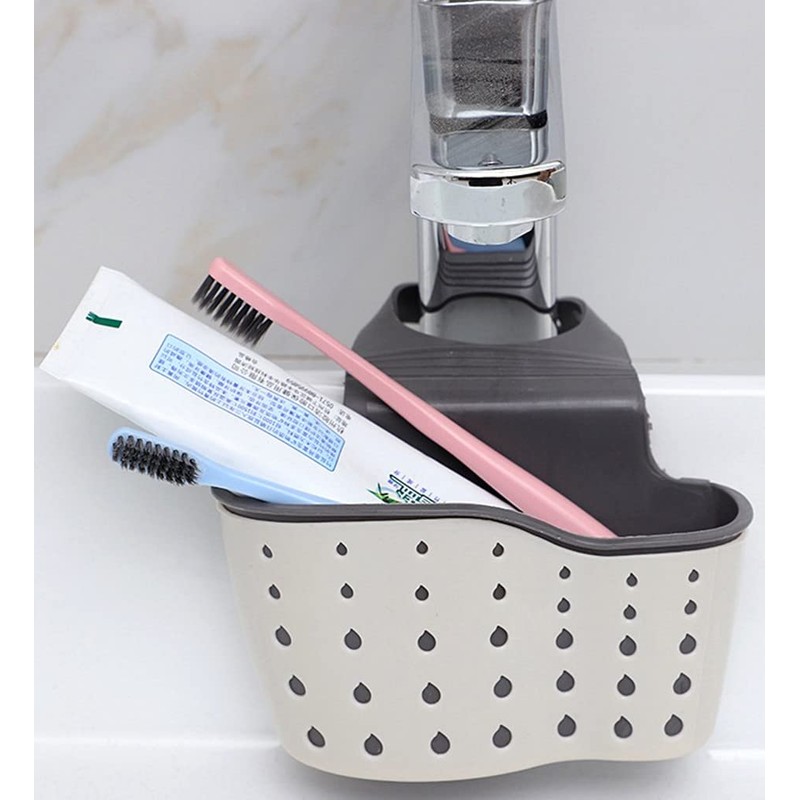 Kinteshun Kitchen Sink Caddy Sponge Holder Hang Basket for Scrubber