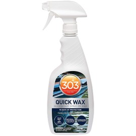 303 Products Marine Quick Wax Cera de Pulverización Marina, 90 Días de Protección, 946 ml, 30213