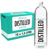 PREMIUM DISTILLED WATER | 1.5 Liter/ 50.7oz Big bottles 12