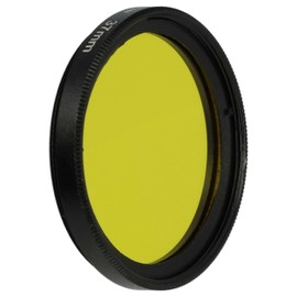 vhbw Universal Colour Filter Yellow for Camera Lenses with 37 mm Filter Thread Yellow Filter