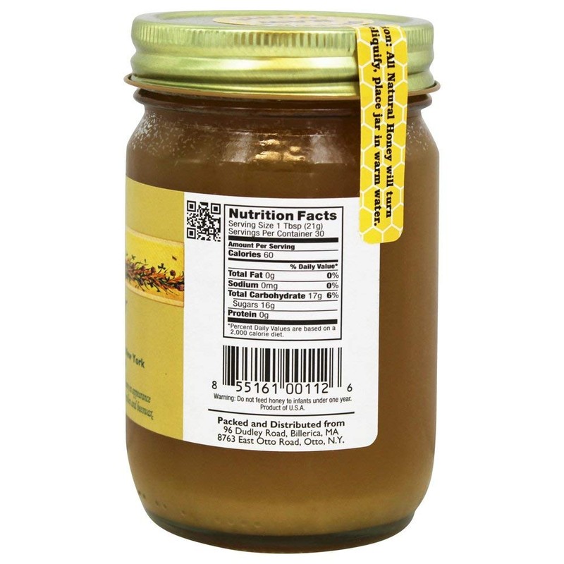 Crystal's All Natural - 100% Pure Raw Honey Western Clover