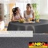 ANRO Oilcloth Tablecloth, Washable, Oilcloth, Garden Tablecloth, Outdoor, Indoor, Oval,