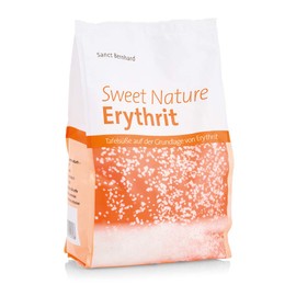Sanct Bernhard Sweet Nature Erythritol, Table Sweetness Based on Erythritol, Content 1 kg