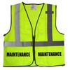 Qraphic Tee Maintenance Safety Vest, screen printed, Type R Class