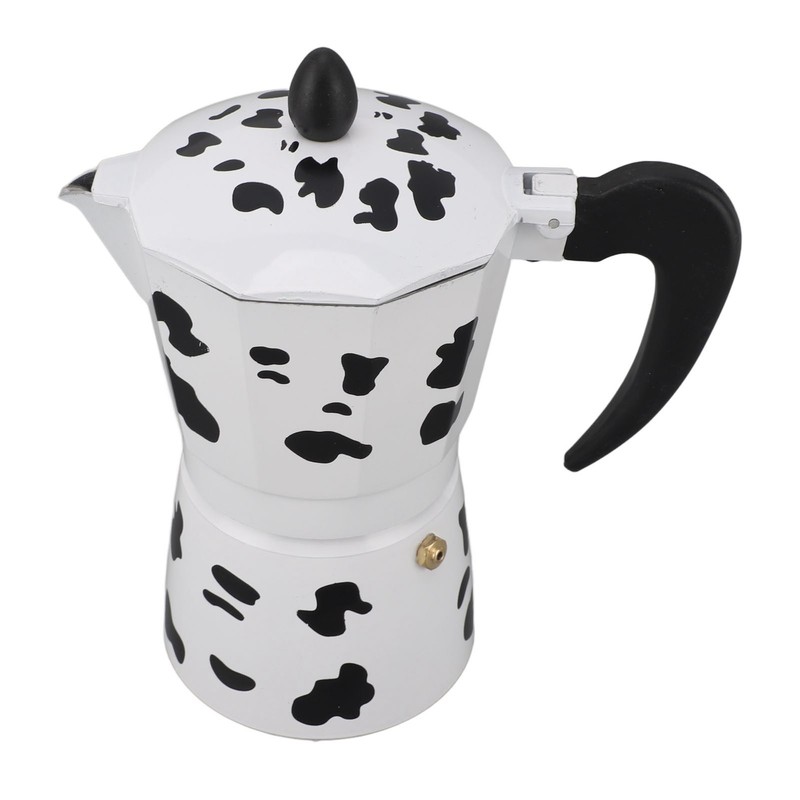 Milk Cow Color Moka Pot Aluminum Coffee Pot Coffee Maker