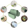 VPASION Sponge Holder for Kitchen Sink, Silicone Sink Saddle Caddy