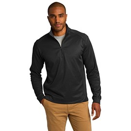 Port Authority Men's Vertical Texture Quarter-Zip Pullover