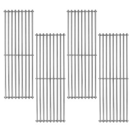 17 3/8" Stainless Steel Cooking Grid Grates Replace for Broil King Baron 440 320 340 420 440 S440 490 S320, 9221-64, Huntington 6023-89, 6020-54, 6020-57, 2122-64，4 Pack grate For Broil Grill Parts