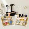 CRAFTIFANO Acrylic Display Risers 2 Sets 3 Tier Cupcake Stand