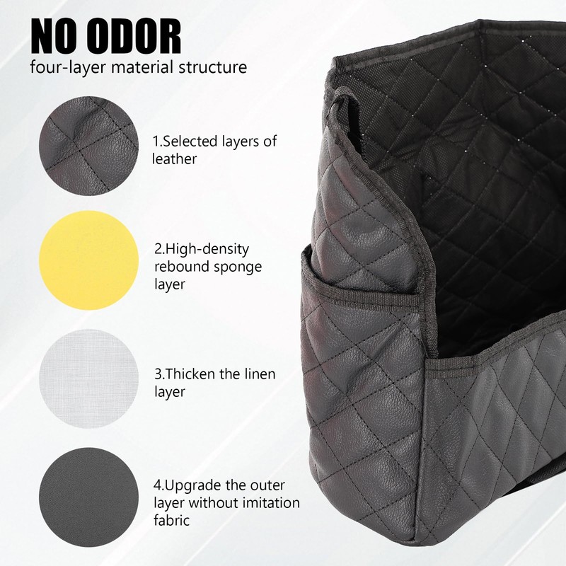 braxan Car Purse Holder Between Seats, Large Capacity Purse Holder