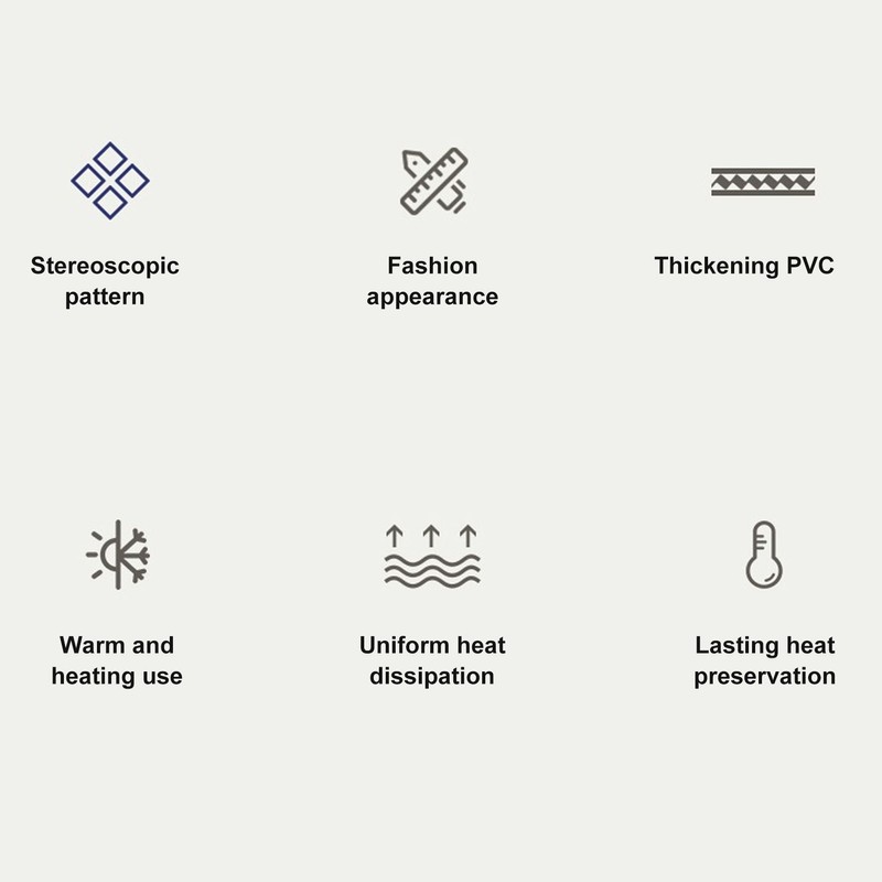 Bed Hot Water Bottle Super Large Transparent Dark Blue Sleeping