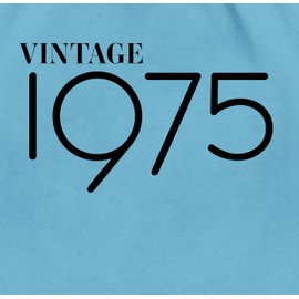 Shirtracer - Gym Bag Backpack - 50th Birthday - 1974 Vintage, 07 Light Blue