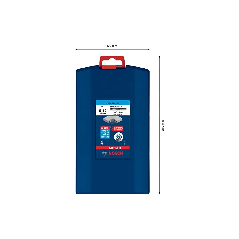 Bosch Juego de Brocas EXPERT SDSPlus7X 7und