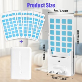 Flintronic Insektenvernichter Elektrisch, Insektenfänger, Fliegenfalle Innenbereich Plug in, Klebe-Fliegenfalle für Innenbereich, Chemikalienlos, Geräuschlos, Geruchlos, mit 12 Pcs Klebrige Pad