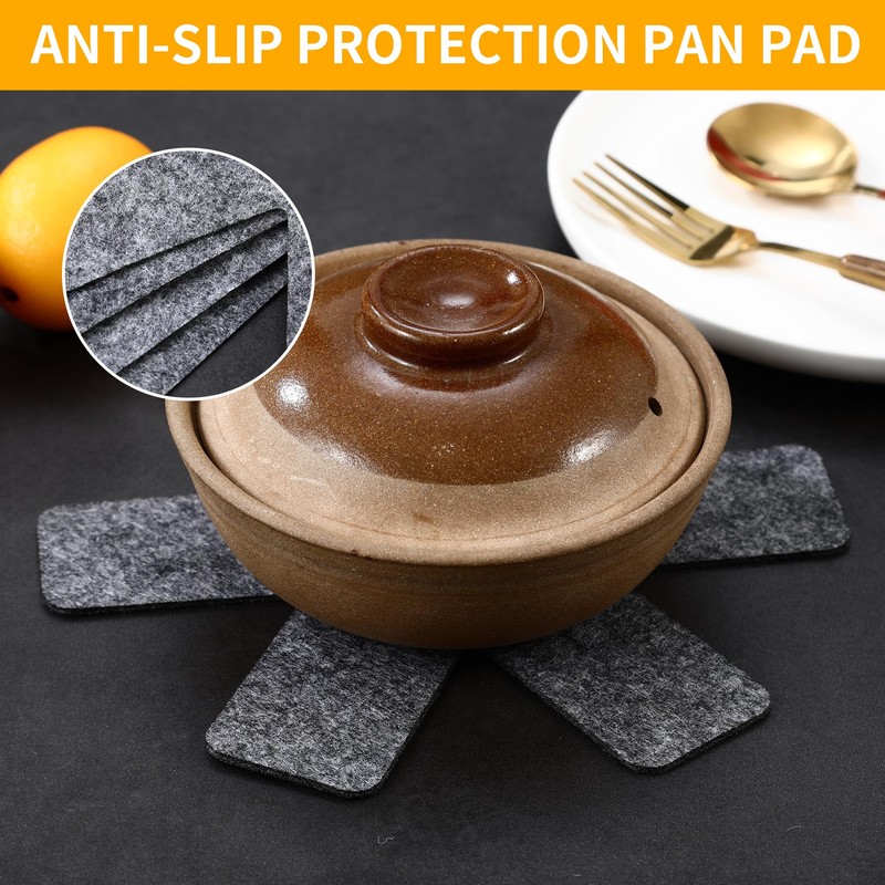 Pack of 14 Pan Protectors, 38/33/22 cm Pan Protector, Stacking