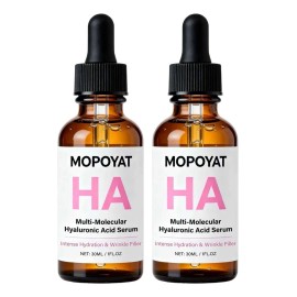 2pcs Ácido Hialurónico Multimolecular Sérum 30ml Todo Tipo De Piel Día/noche