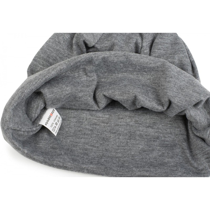 styleBREAKER Beanie with All-Over Glitter in Single Colours, Slouch Long