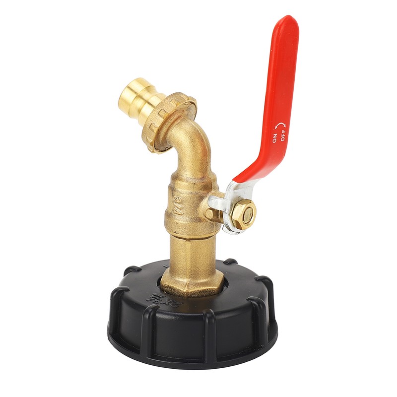 IBC Tote Adapter 3/4in Brass Tote Fitting Coarse Thread 275‑330