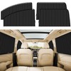 ZATOOTO Car Window Shades for Side Window 4 Pack Magnetic