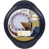 Wilton Diamond-Infused Non-Stick Navy Blue Round Baking Pan, 9-inch, Steel