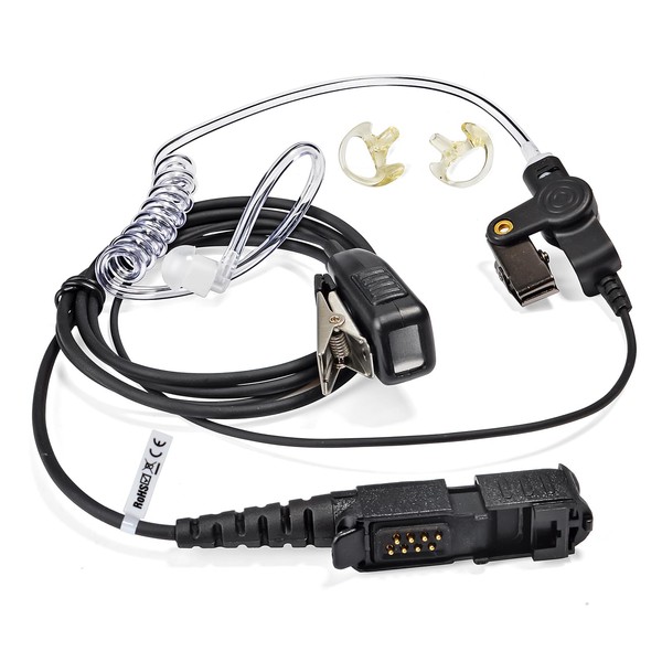 UAYESOK Walkie Talkie Earpiece with PTT Mic, Security Headset with